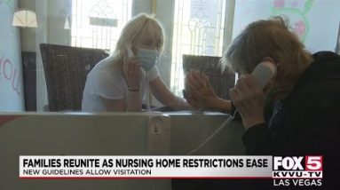 Las Vegas families reunite as nursing house restrictions ease