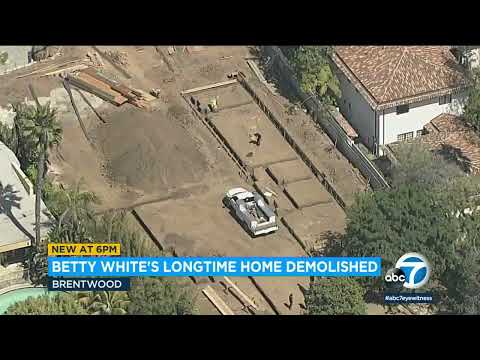 Betty White’s primitive Brentwood house used to be demolished months after promoting for $10.6M