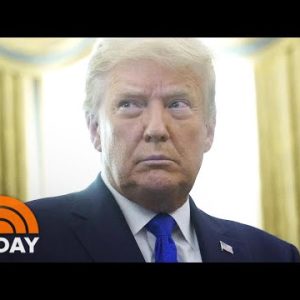 Trump Remains Out Of Gape Forward Of White Dwelling Departure | TODAY