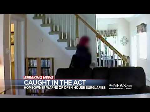 Nanny cam catches alleged thief in the act one day of a realtor’s open dwelling