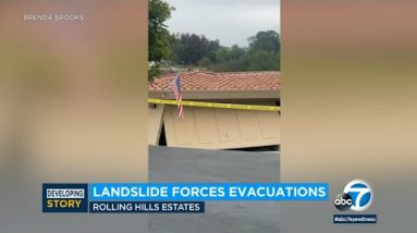 Properties vastly damaged after Rolling Hills Estates landslide